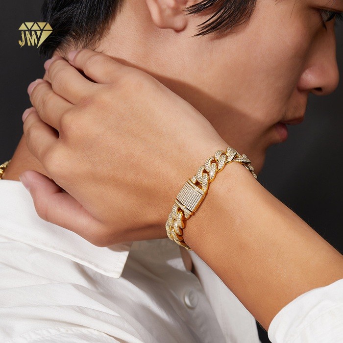 mens cuban chain bracelet