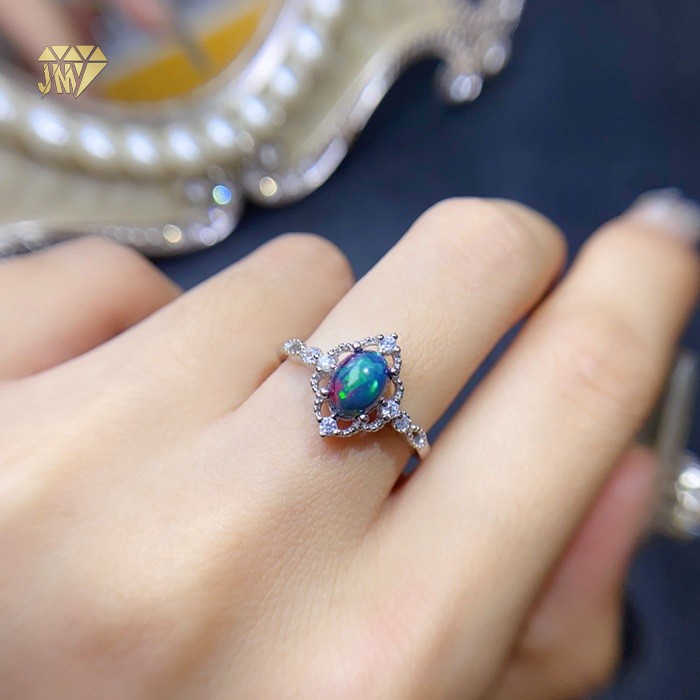 opal gemstone ring