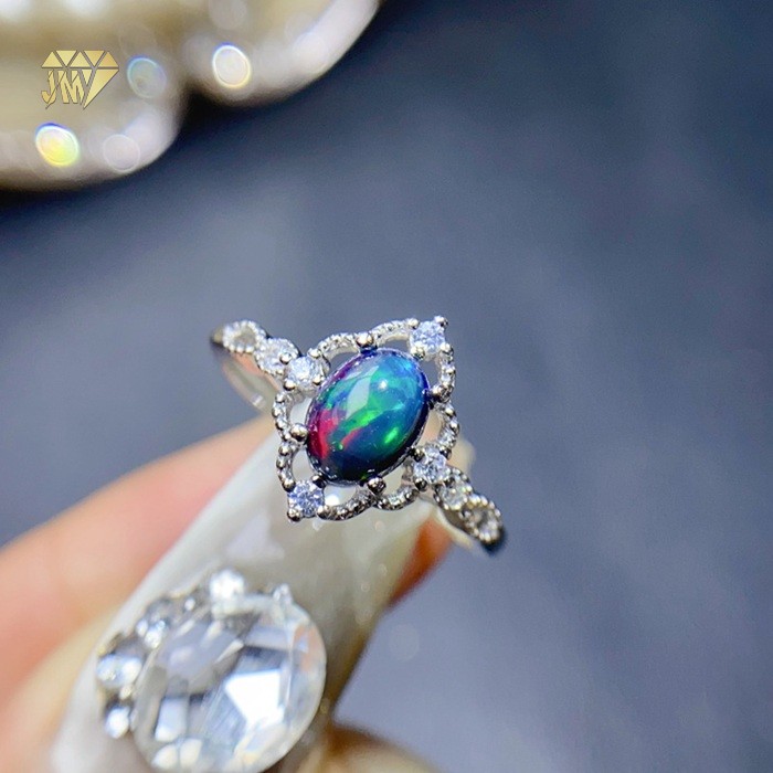 unique opal engagement rings