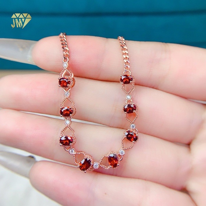 garnet stone bracelet